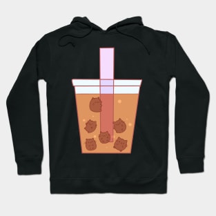 cat boba tea Hoodie